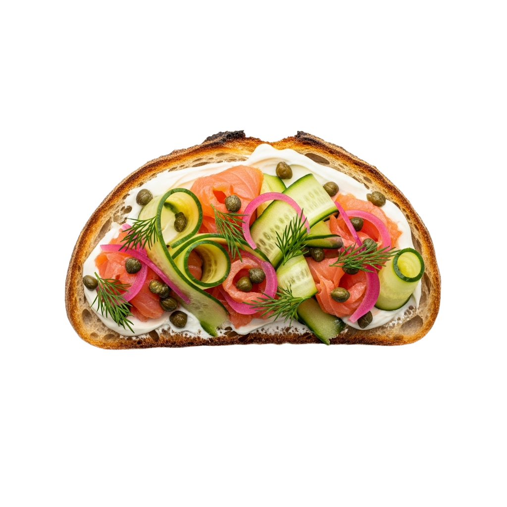 Füme Somon Tartine